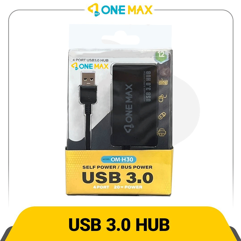 هاب ONE MAX OM-H30 USB3.0