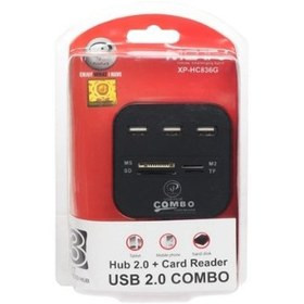 هاب USB2 کمبو XP-HC836G