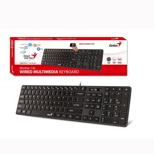 کیبورد باسیم جنیوس مدل Slimstar 126 اورجینال