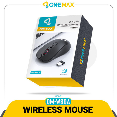 موس بی سیم 6 کلید سایلنت وان مکس مدل OM-W80A