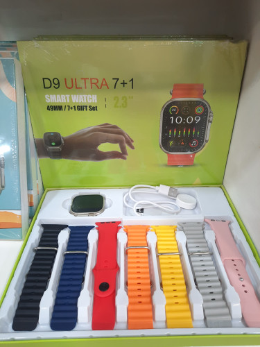 ساعت هوشمند 7 بند مدل D9 Ultra 7+1