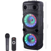 اسپیکر بلوتوث 2*8 اینچ چمدانی ZQS-8227S