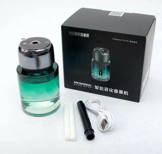 خوشبوکننده هوشمند خودرو 300 میل با نورپردازی لیزری Car Fragrance BX001